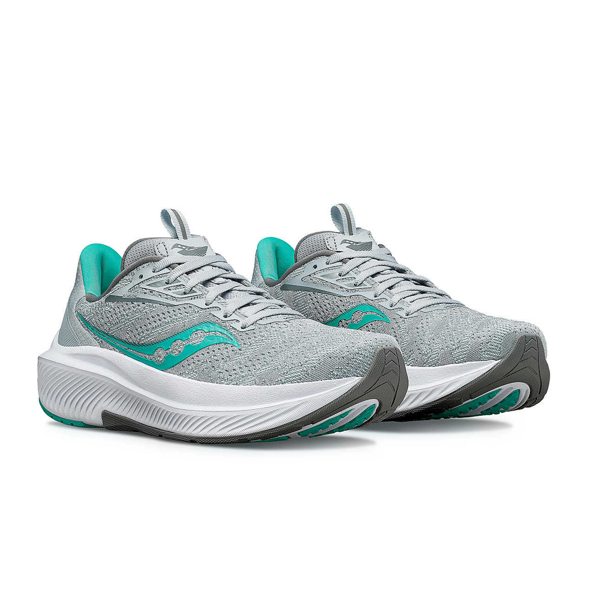 Saucony Echelon 9 Running Shoe (Women) - Granite/Mint Athletic - Running - The Heel Shoe Fitters