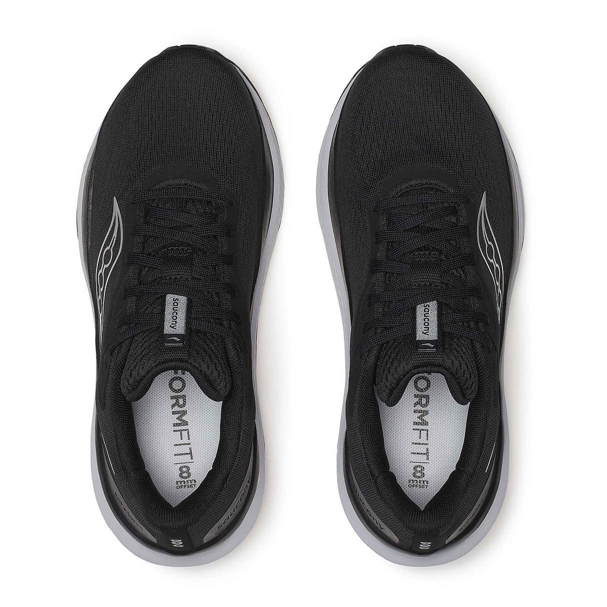 Saucony Echelon 10 Running Shoe (Women) - Black/Silver Athletic - Running - Neutral - The Heel Shoe Fitters