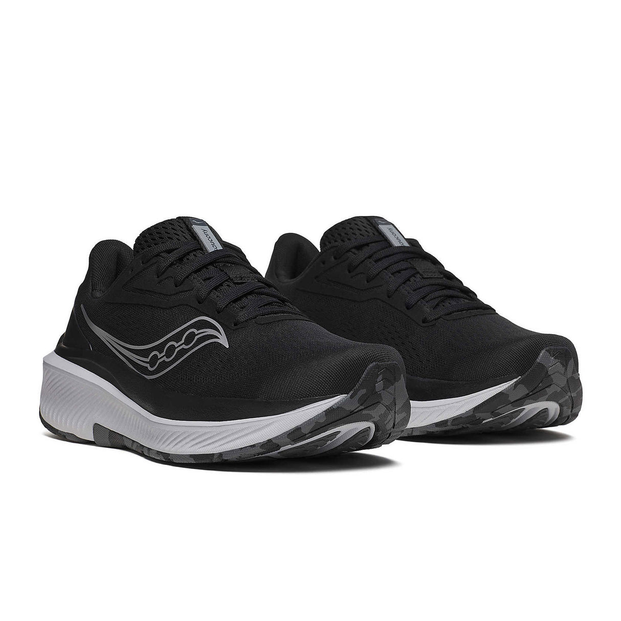 Saucony Echelon 10 Running Shoe (Women) - Black/Silver Athletic - Running - Neutral - The Heel Shoe Fitters