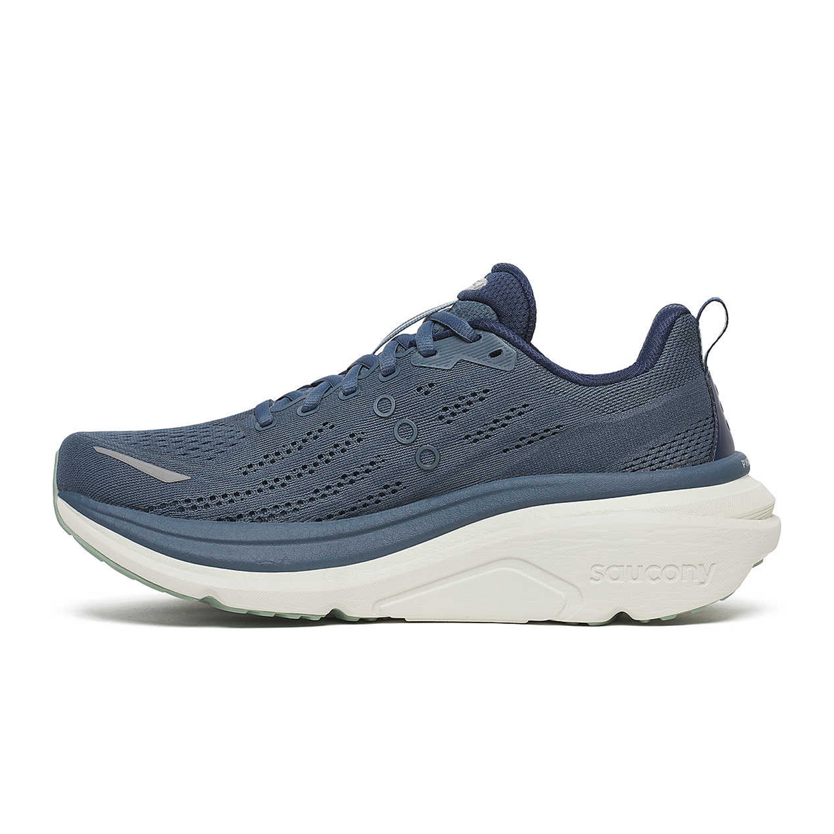 Saucony Hurricane 25 Running Shoe (Men) - Dusk/Iceberg Athletic - Running - Cushion - The Heel Shoe Fitters