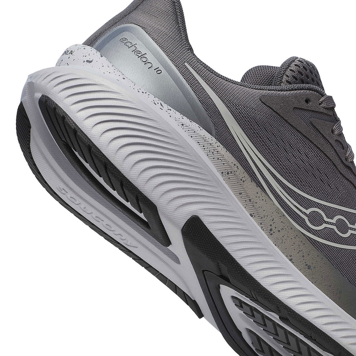 Saucony Echelon 10 Running Shoe (Men) - Carbon/Black Athletic - Running - Neutral - The Heel Shoe Fitters