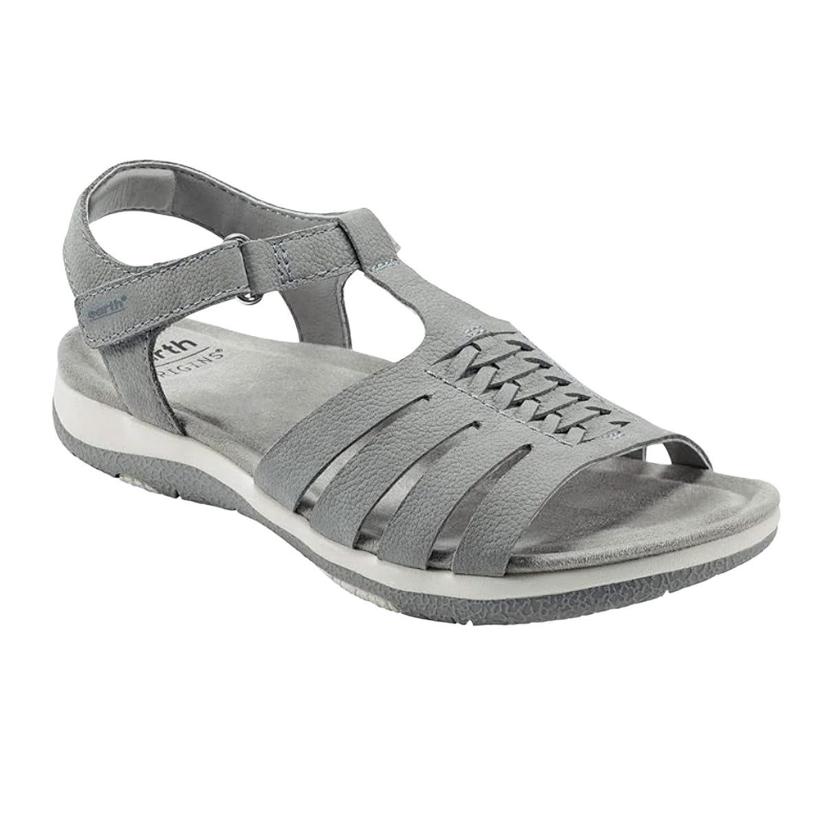 Earth Saila Strappy Sandal (Women) - Medium Gray - The Heel Shoe Fitters