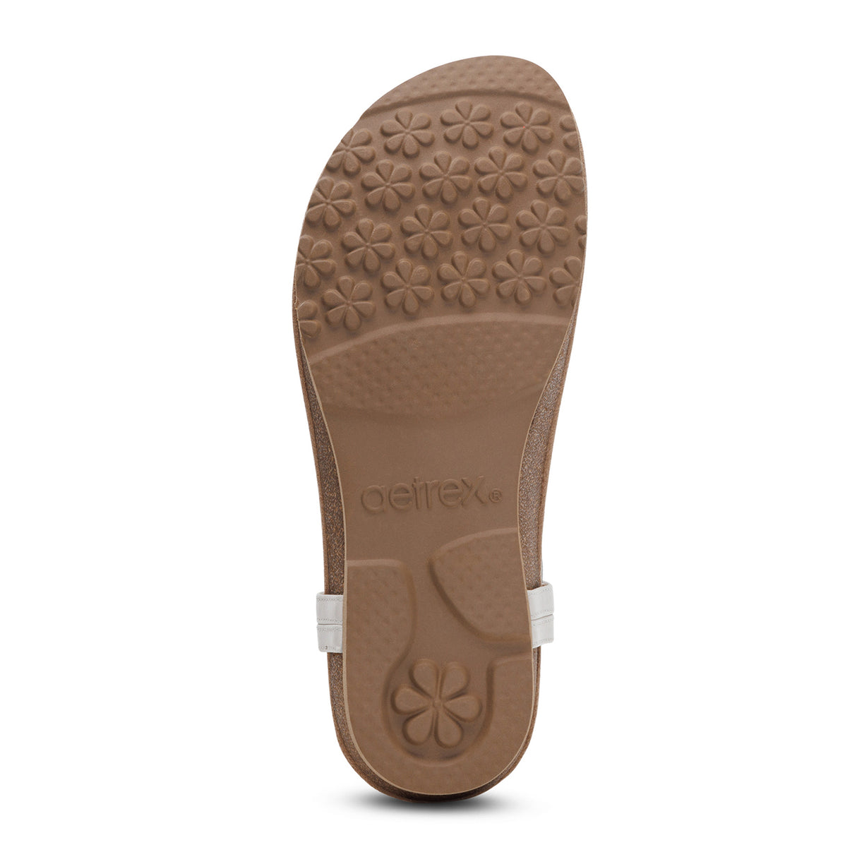 Aetrex Evelyn Backstrap Sandal (Women) - Ivory Sandal - Backstrap - The Heel Shoe Fitters