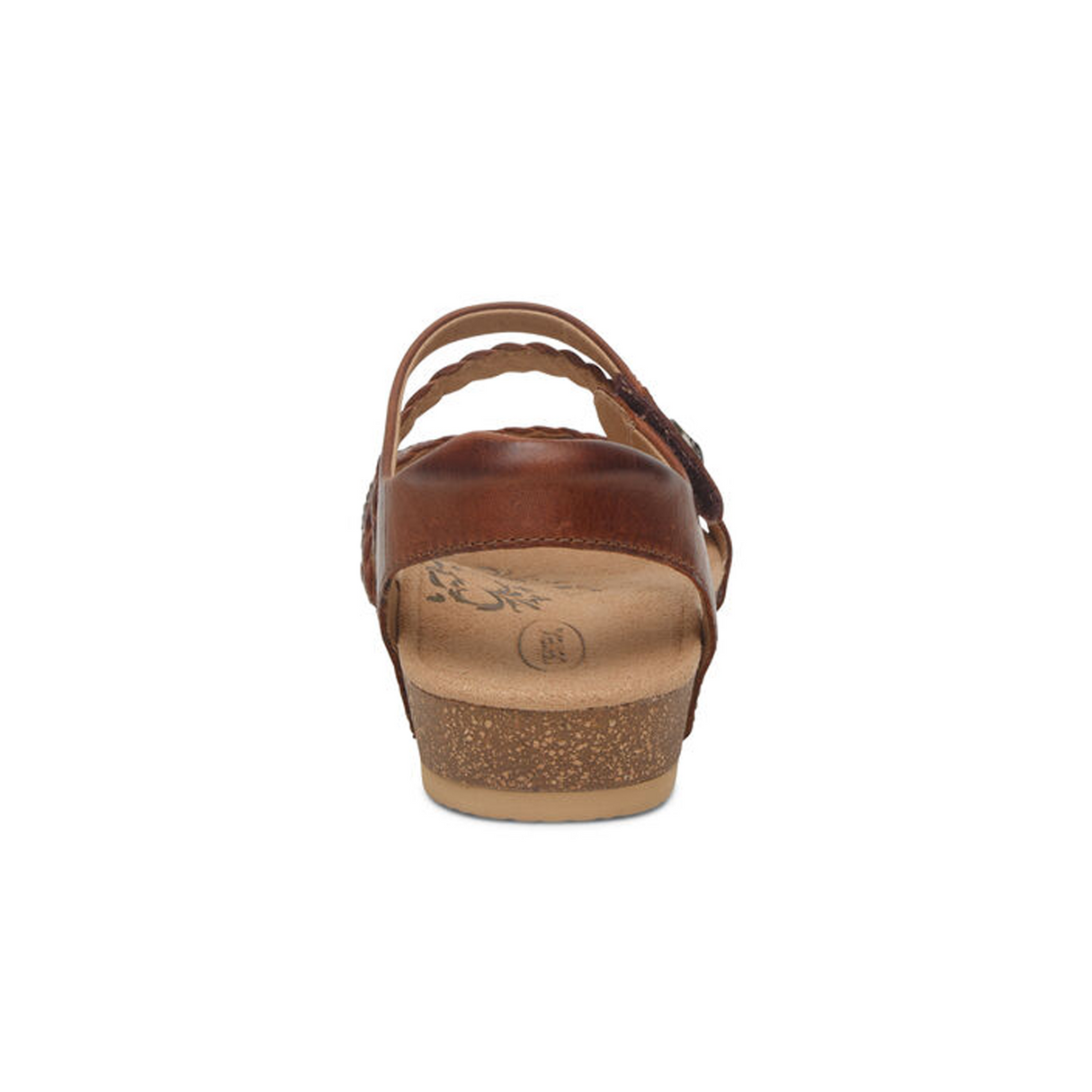 Aetrex Jillian Braided Backstrap Sandal (Women) - Walnut Sandal - Backstrap - The Heel Shoe Fitters
