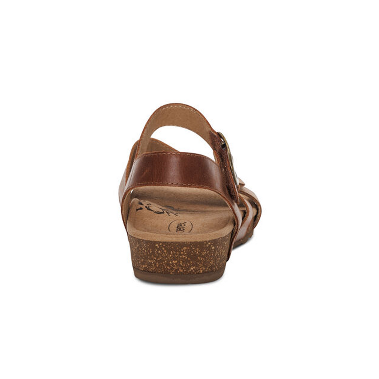 Aetrex Lilly Backstrap Sandal (Women) - Walnut Sandal - Backstrap - The Heel Shoe Fitters