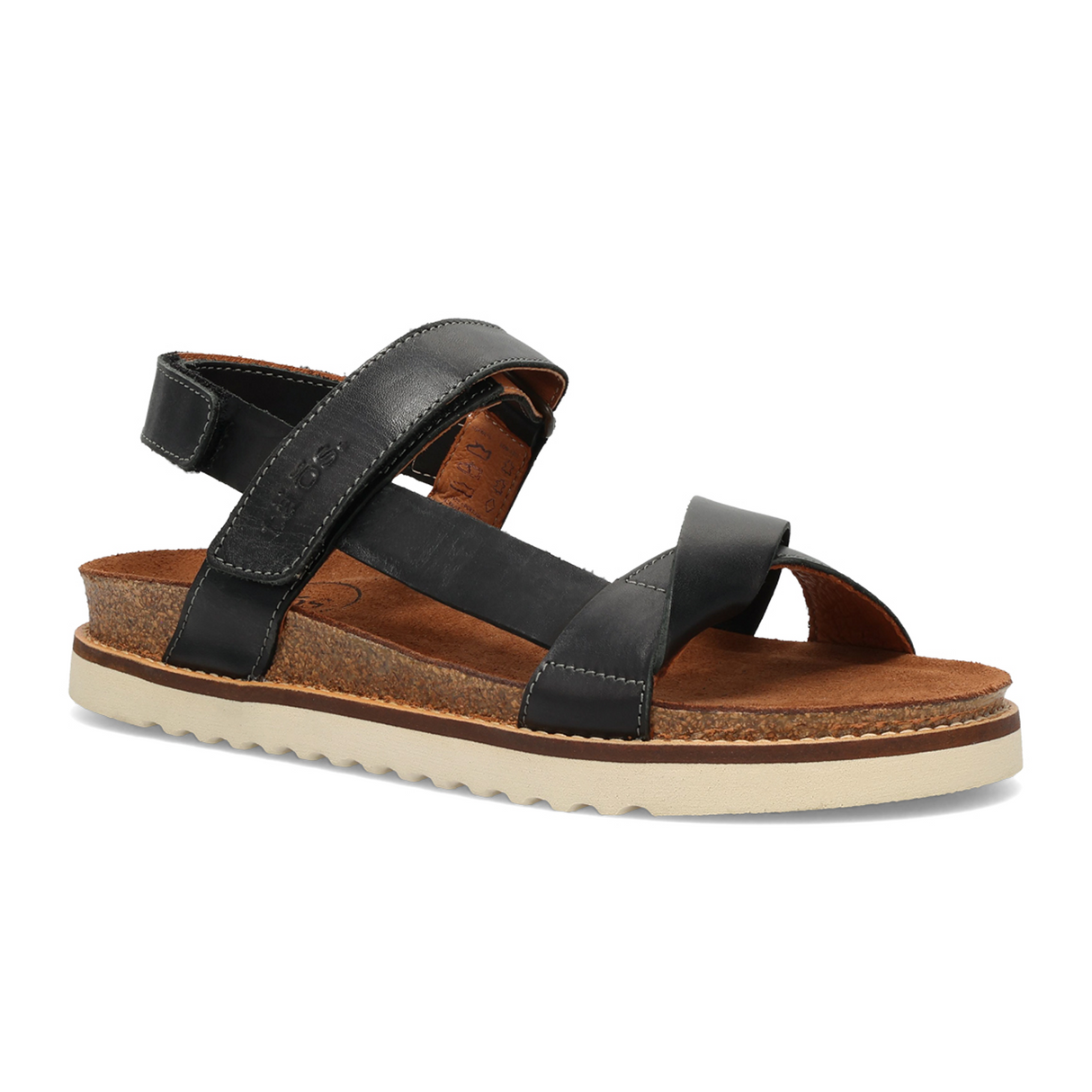 Taos Sideways Backstrap Sandal (Women) - Black Sandal - Backstrap - The Heel Shoe Fitters