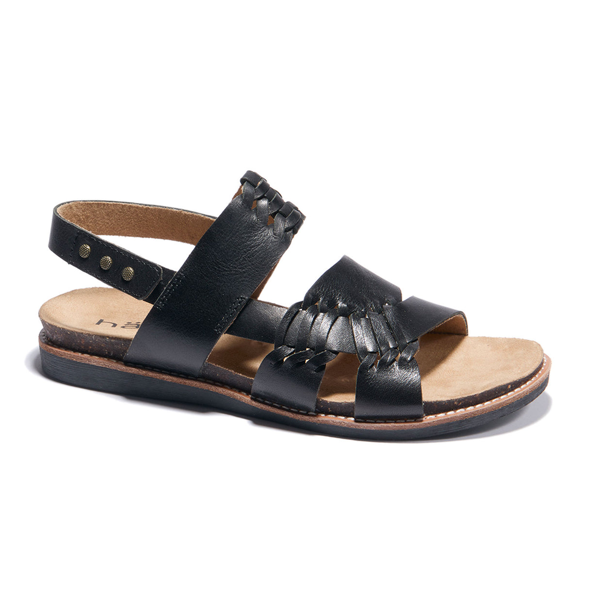 Halsa Bella Backstrap Sandal (Women) - Black Sandal - Backstrap - The Heel Shoe Fitters