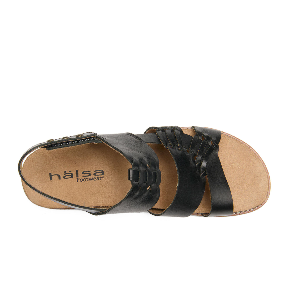 Halsa Bella Backstrap Sandal (Women) - Black Sandal - Backstrap - The Heel Shoe Fitters