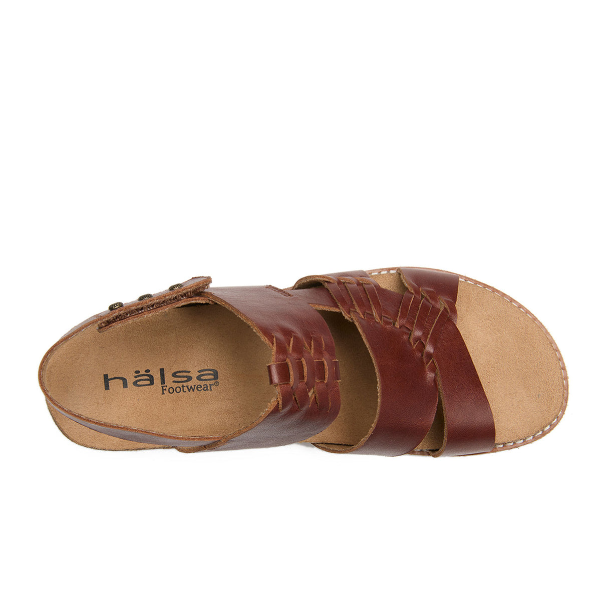 Halsa Bella Backstrap Sandal (Women) - Cognac Sandal - Backstrap - The Heel Shoe Fitters