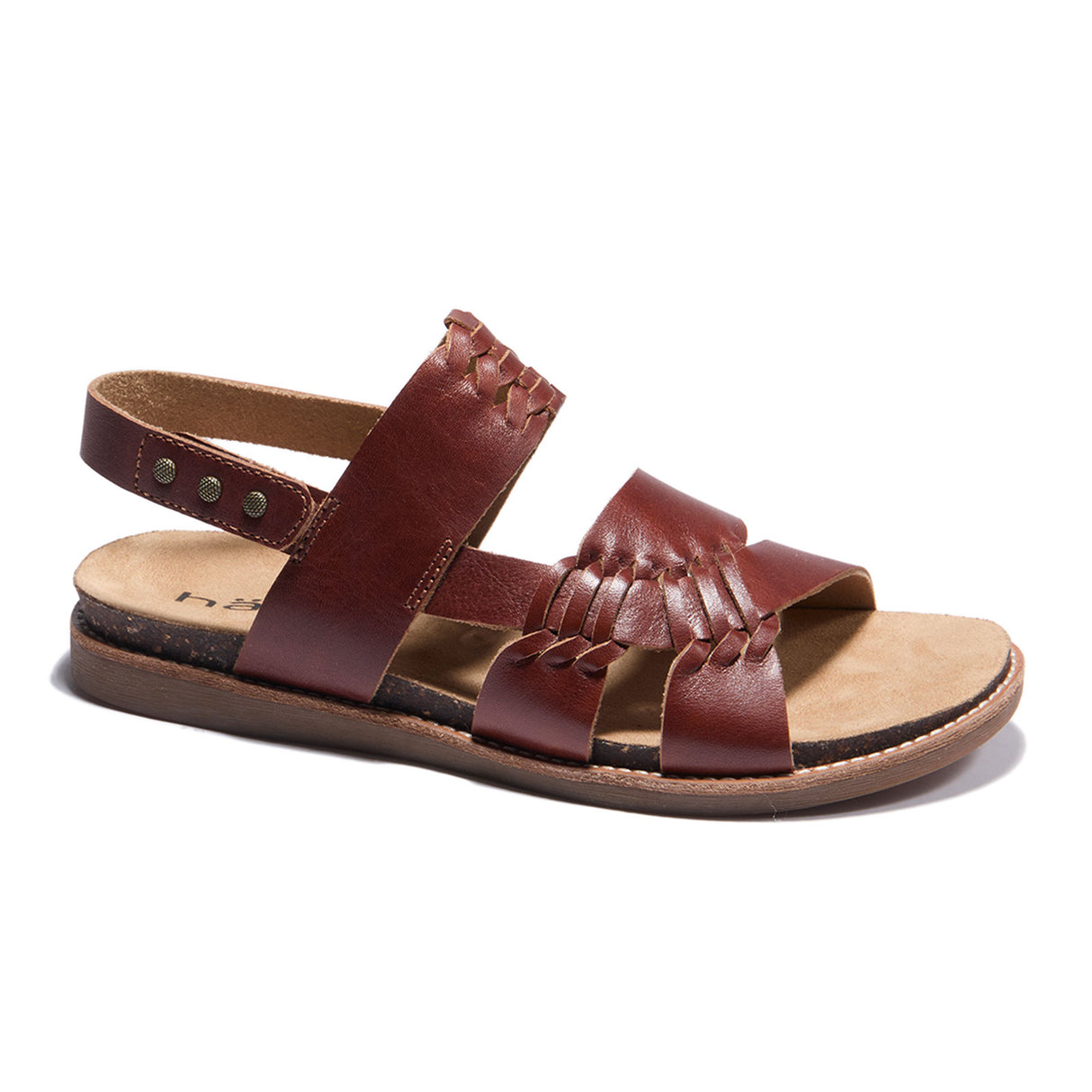 Halsa Bella Backstrap Sandal (Women) - Cognac Sandal - Backstrap - The Heel Shoe Fitters