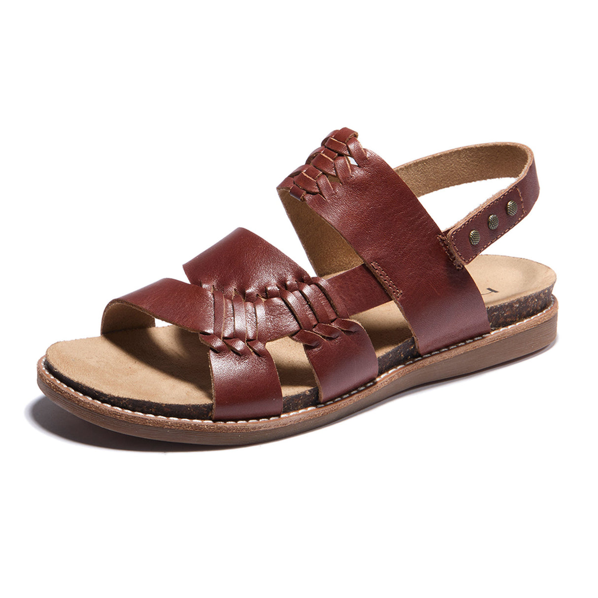 Halsa Bella Backstrap Sandal (Women) - Cognac Sandal - Backstrap - The Heel Shoe Fitters