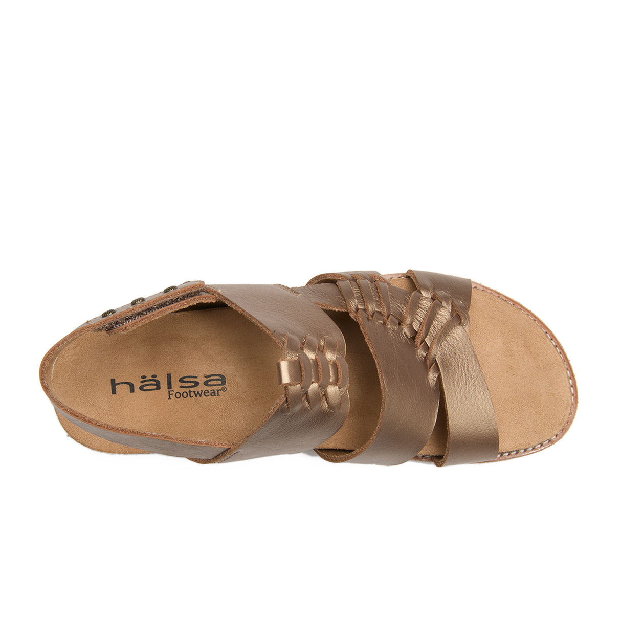 Halsa Bella Backstrap Sandal (Women) - Bronze Sandal - Backstrap - The Heel Shoe Fitters