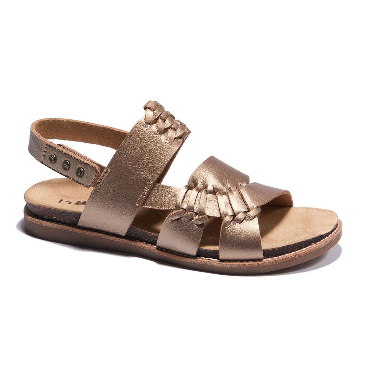 Halsa Bella Backstrap Sandal (Women) - Bronze Sandal - Backstrap - The Heel Shoe Fitters