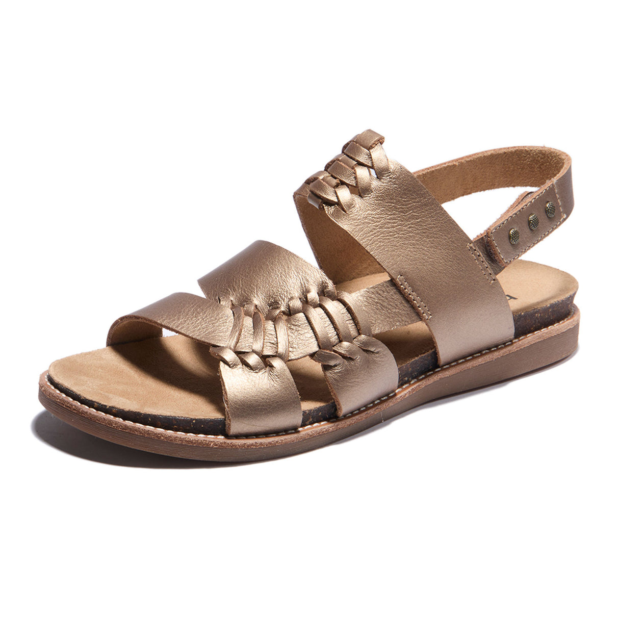 Halsa Bella Backstrap Sandal (Women) - Bronze Sandal - Backstrap - The Heel Shoe Fitters