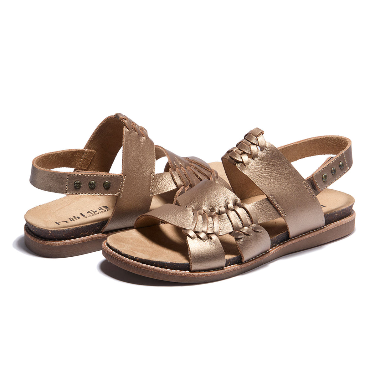 Halsa Bella Backstrap Sandal (Women) - Bronze Sandal - Backstrap - The Heel Shoe Fitters