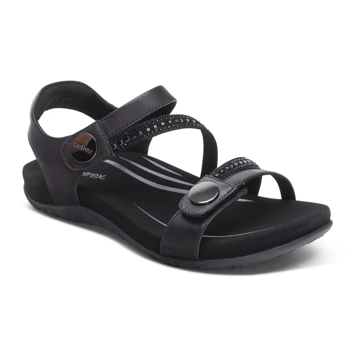 Aetrex Jess Backstrap Sandal (Women) Sandal - Backstrap - The Heel Shoe Fitters