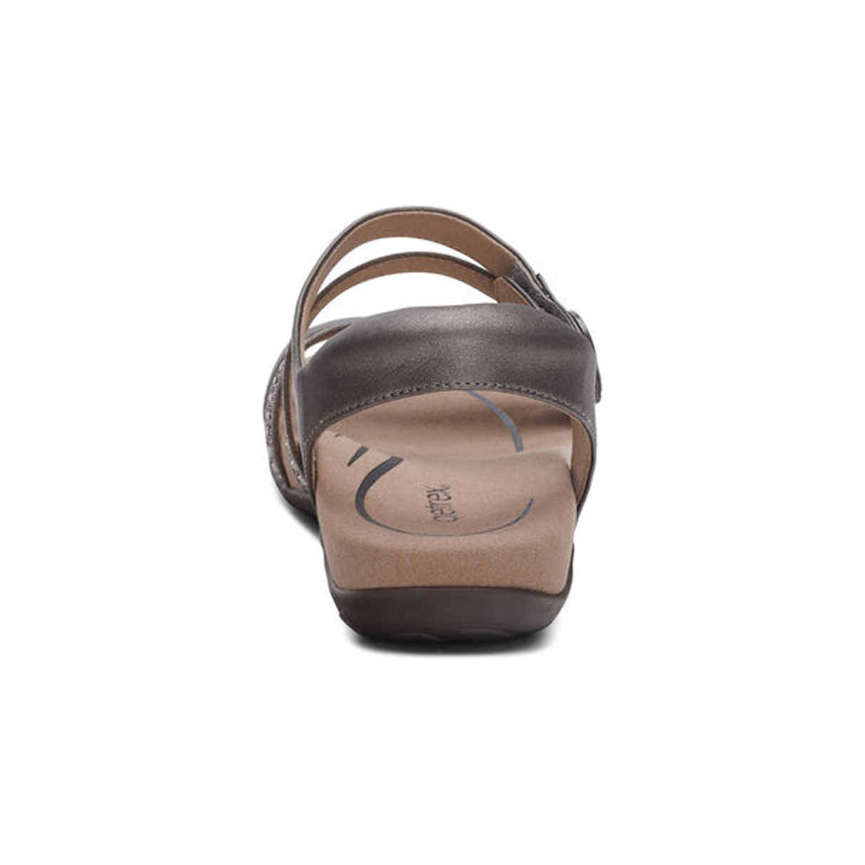 Aetrex Jess Jeweled Backstrap Sandal (Women) - Pewter Sparkle Sandal - Backstrap - The Heel Shoe Fitters
