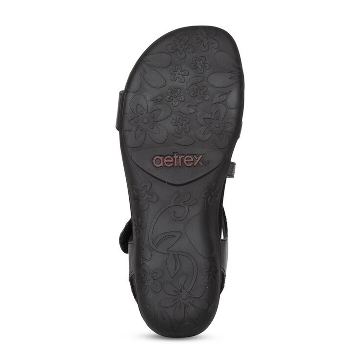 Aetrex Jess Backstrap Sandal (Women) - Black Sandal - Backstrap - The Heel Shoe Fitters