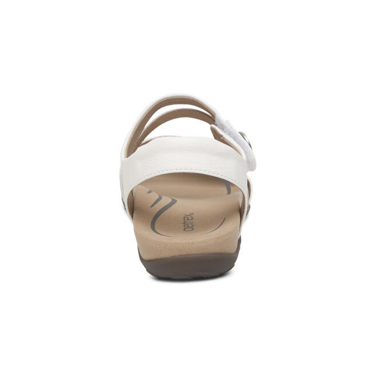 Aetrex Jess Backstrap Sandal (Women) - White Sandal - Backstrap - The Heel Shoe Fitters