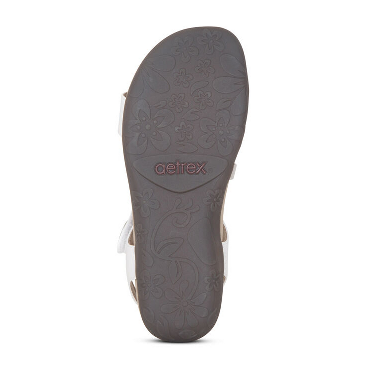 Aetrex Jess Backstrap Sandal (Women) - White Sandal - Backstrap - The Heel Shoe Fitters