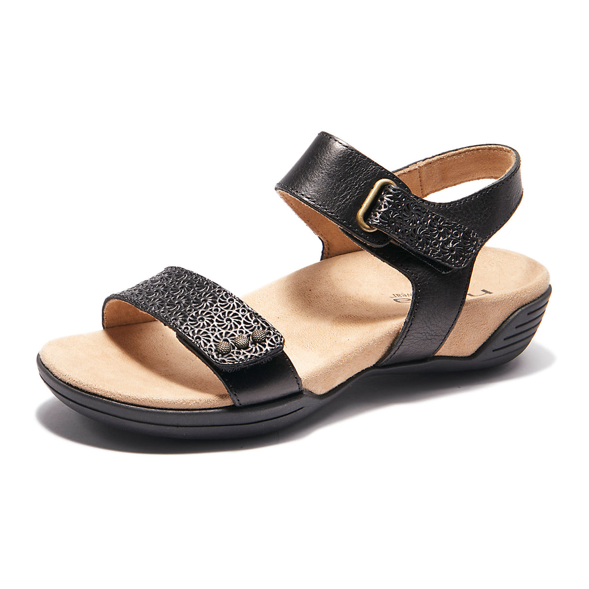 Halsa Dominica Backstrap Sandal (Women) - Black Sandal - Backstrap - The Heel Shoe Fitters