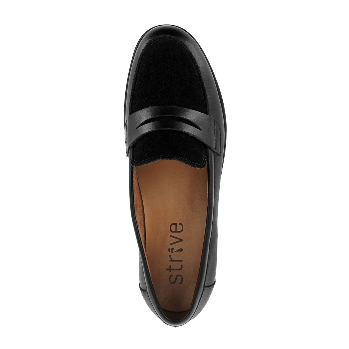 Strive Seville Slip On Loafer (Women) - Black Dress-Casual - Loafers - The Heel Shoe Fitters