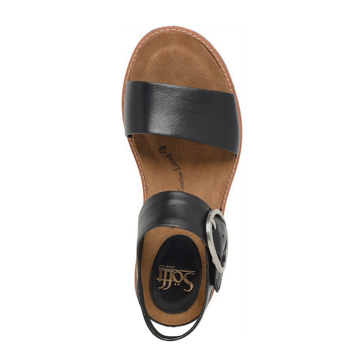 Sofft Bali Backstrap Sandal (Women) - Black Chaser Sandal - Backstrap - The Heel Shoe Fitters