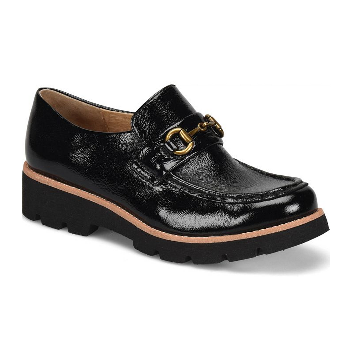 Sofft Prewitt Loafer (Women) - Black Patent - The Heel Shoe Fitters