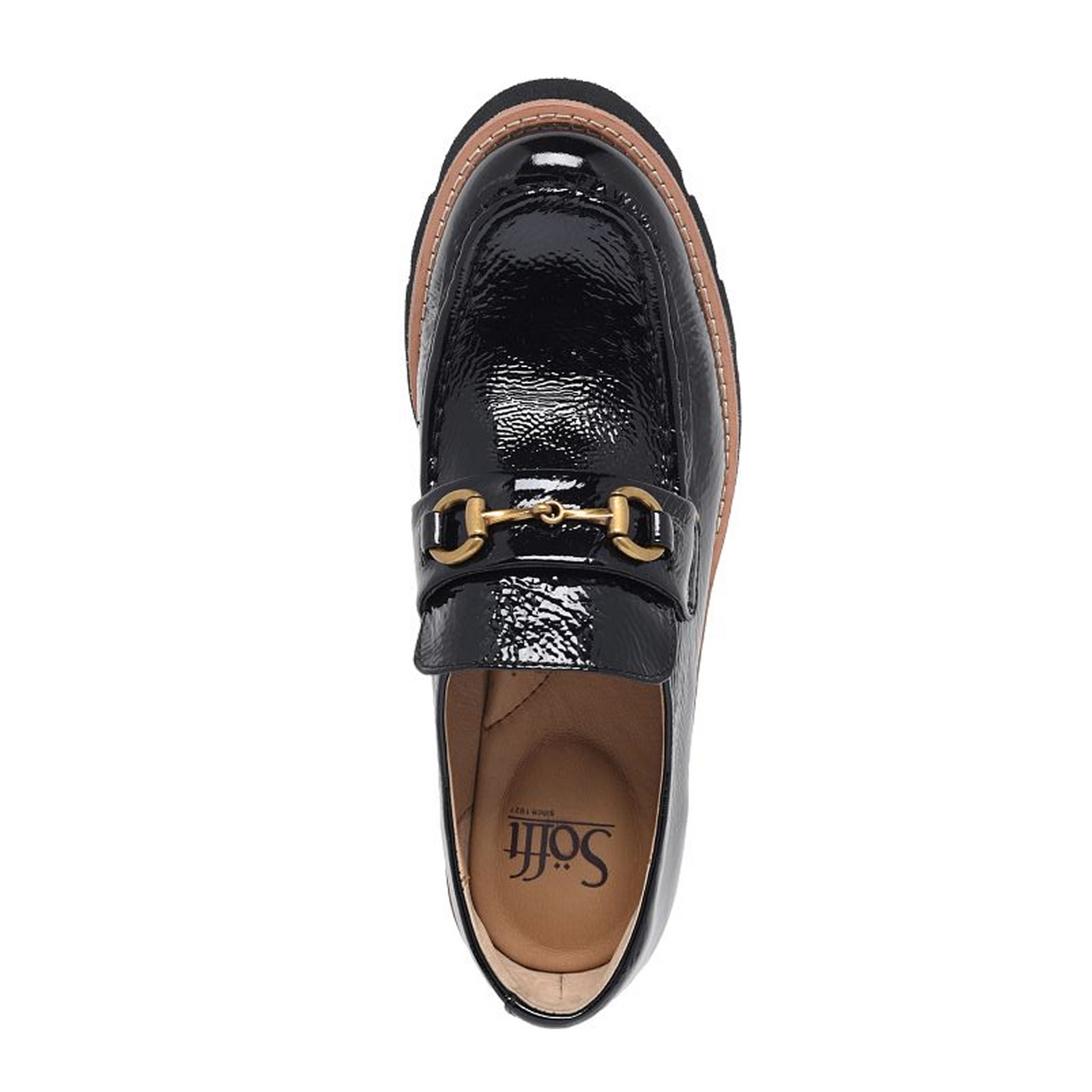 Sofft Prewitt Loafer (Women) - Black Patent - The Heel Shoe Fitters