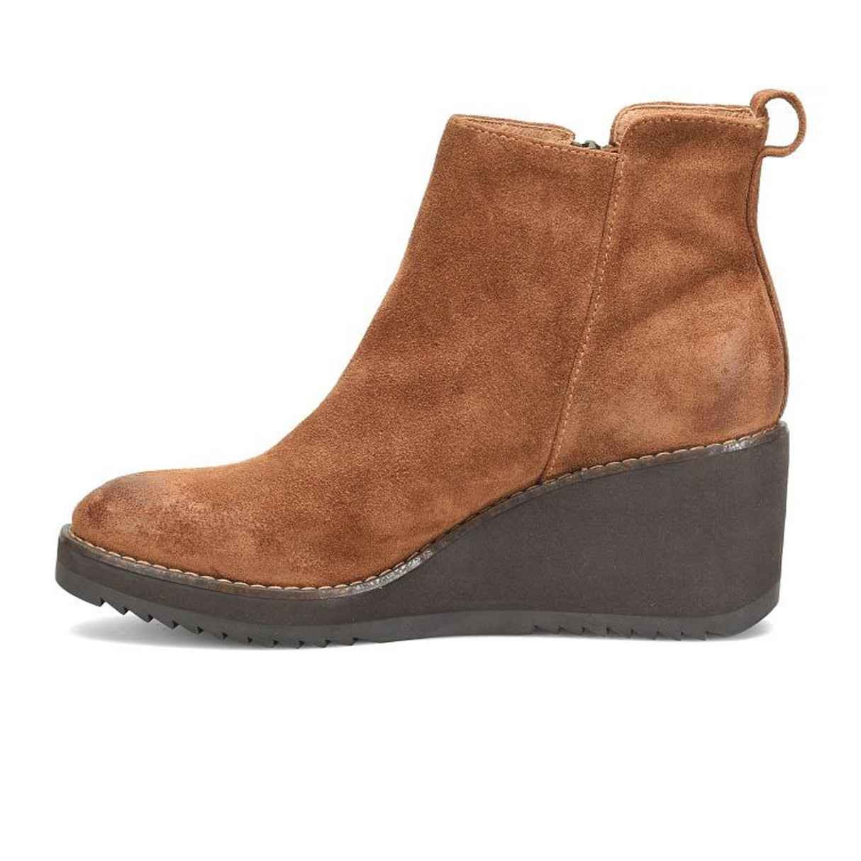 Sofft Emeline Wedge Boot (Women) - Havana Brown Boots - Fashion - Wedge - The Heel Shoe Fitters