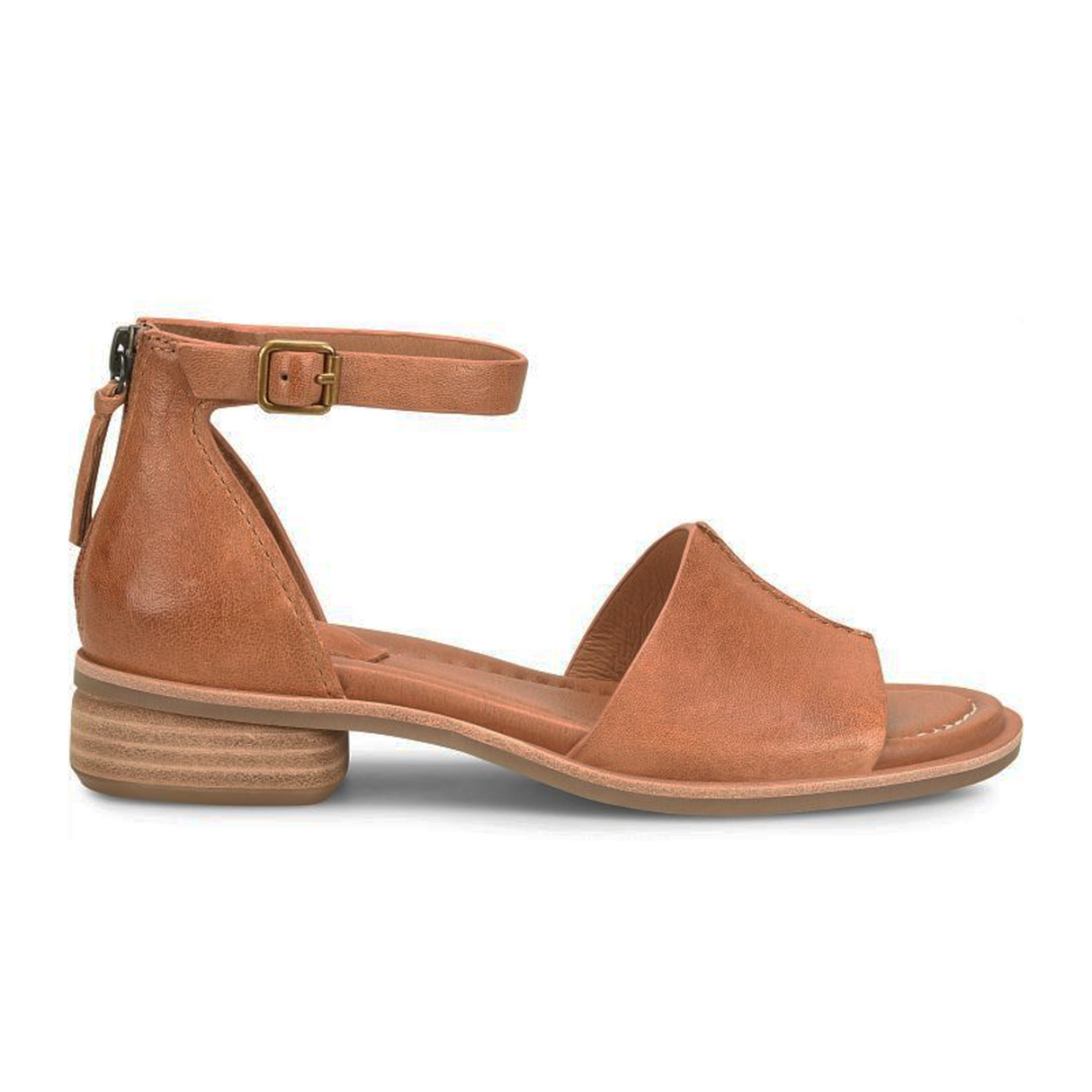 Sofft Faxyn Low Heeled Sandal (Women) - Luggage - The Heel Shoe Fitters