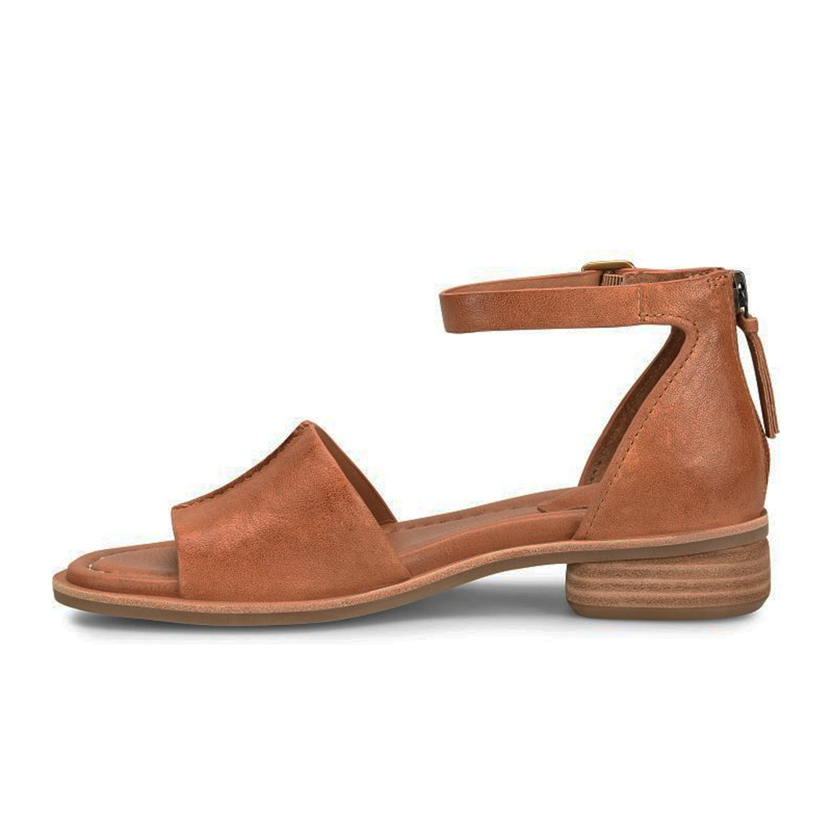 Sofft Faxyn Low Heeled Sandal (Women) - Luggage - The Heel Shoe Fitters