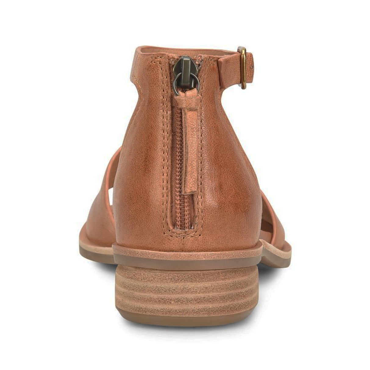 Sofft Faxyn Low Heeled Sandal (Women) - Luggage - The Heel Shoe Fitters