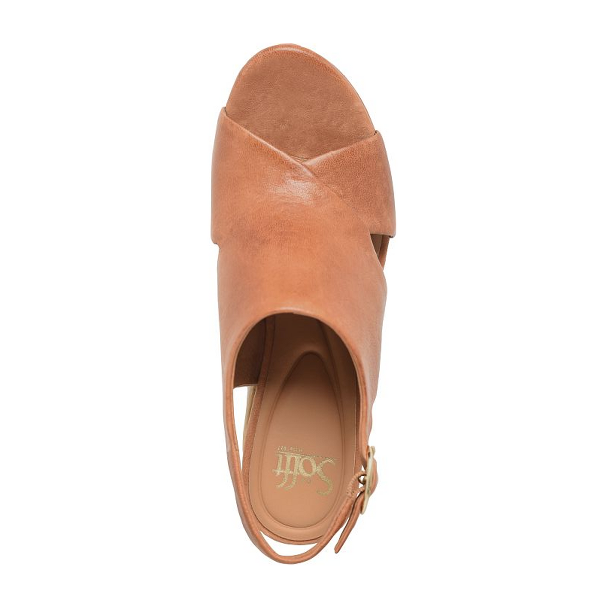 Sofft Liv Heeled Sandal (Women) - Luggage Sandal - Heel/Wedge - The Heel Shoe Fitters
