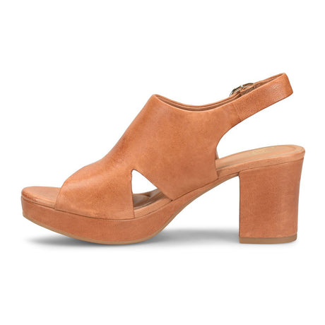 Sofft Liv Heeled Sandal (Women) - Luggage Sandals - Heel/Wedge - The Heel Shoe Fitters