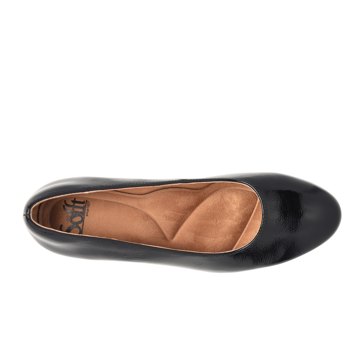 Sofft Anna Marie Pump (Women) - Black Crinkle Patent Dress-Casual - Heels - The Heel Shoe Fitters