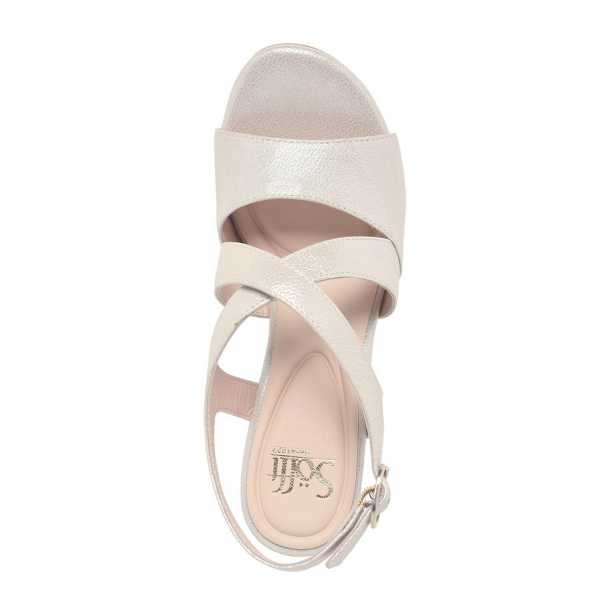 Sofft Jolene Heeled Sandal (Women) - Champagne Sandal - Heel/Wedge - The Heel Shoe Fitters