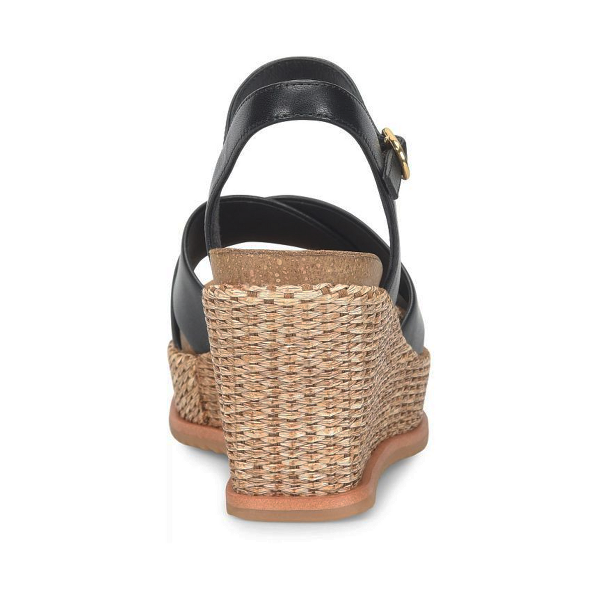 Sofft Diana Wedge Sandal (Women) - Black Sandal - Heel/Wedge - The Heel Shoe Fitters