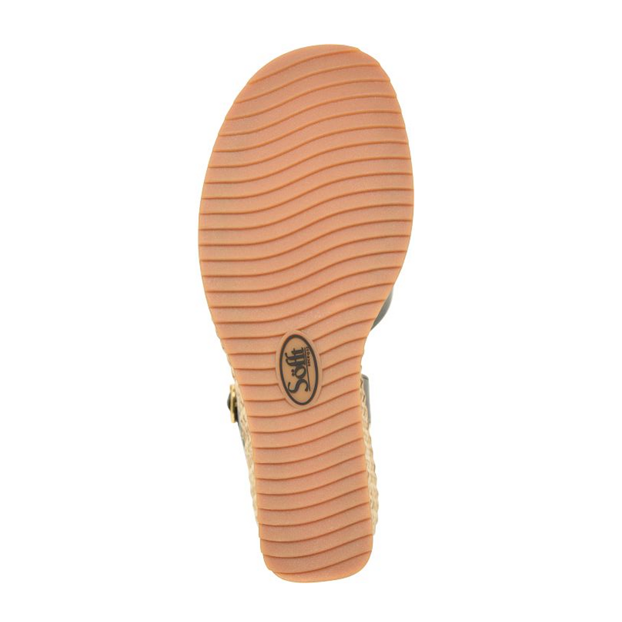 Sofft Diana Wedge Sandal (Women) - Black Sandal - Heel/Wedge - The Heel Shoe Fitters