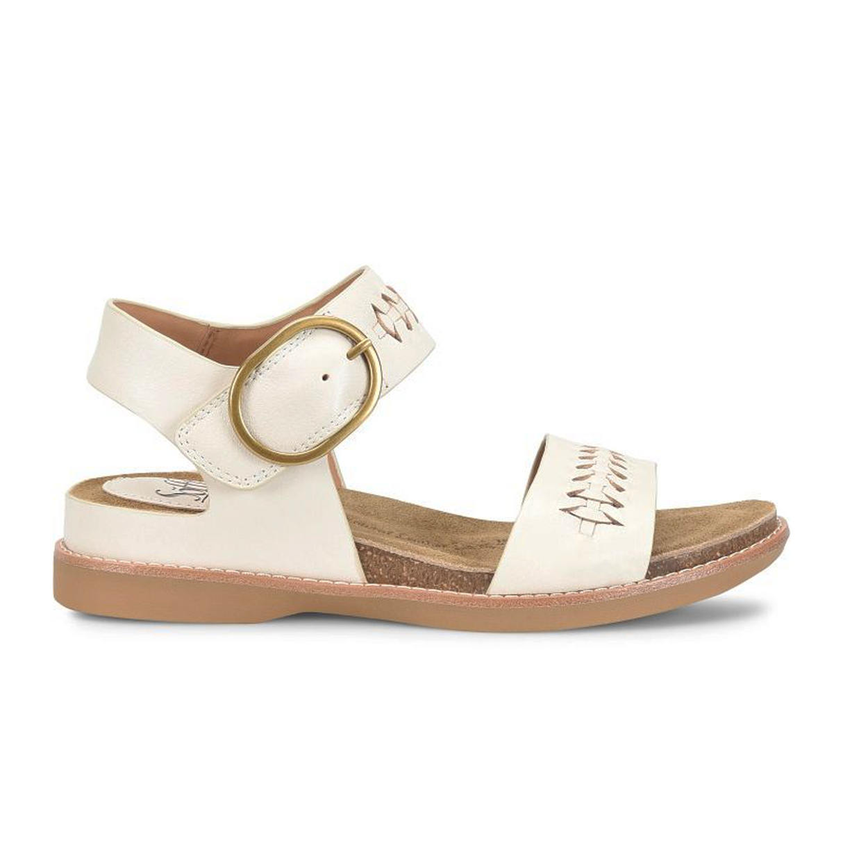 Sofft Bali II Backstrap Sandal (Women) - Off White Sandal - Backstrap - The Heel Shoe Fitters