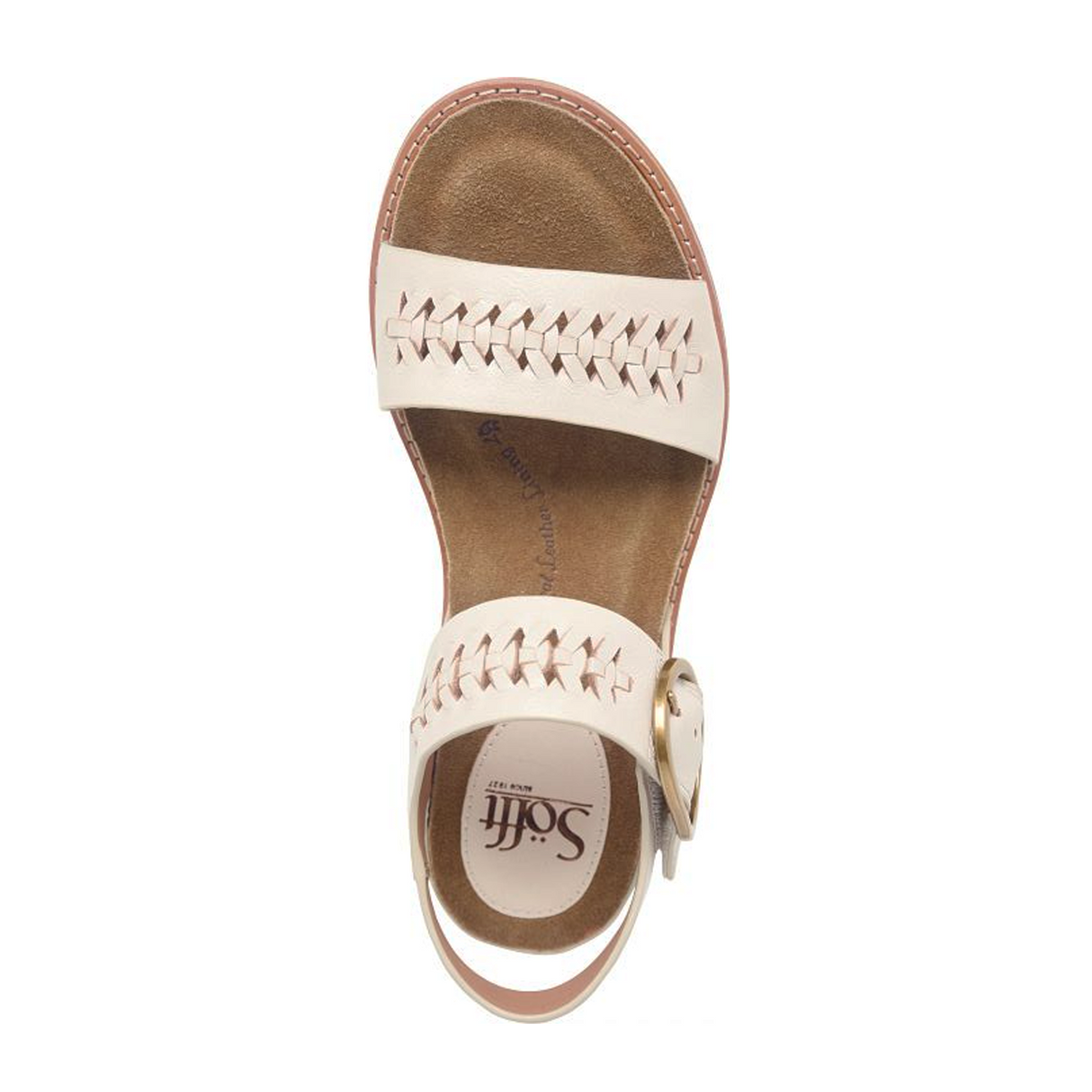 Sofft Bali II Backstrap Sandal (Women) - Off White Sandal - Backstrap - The Heel Shoe Fitters