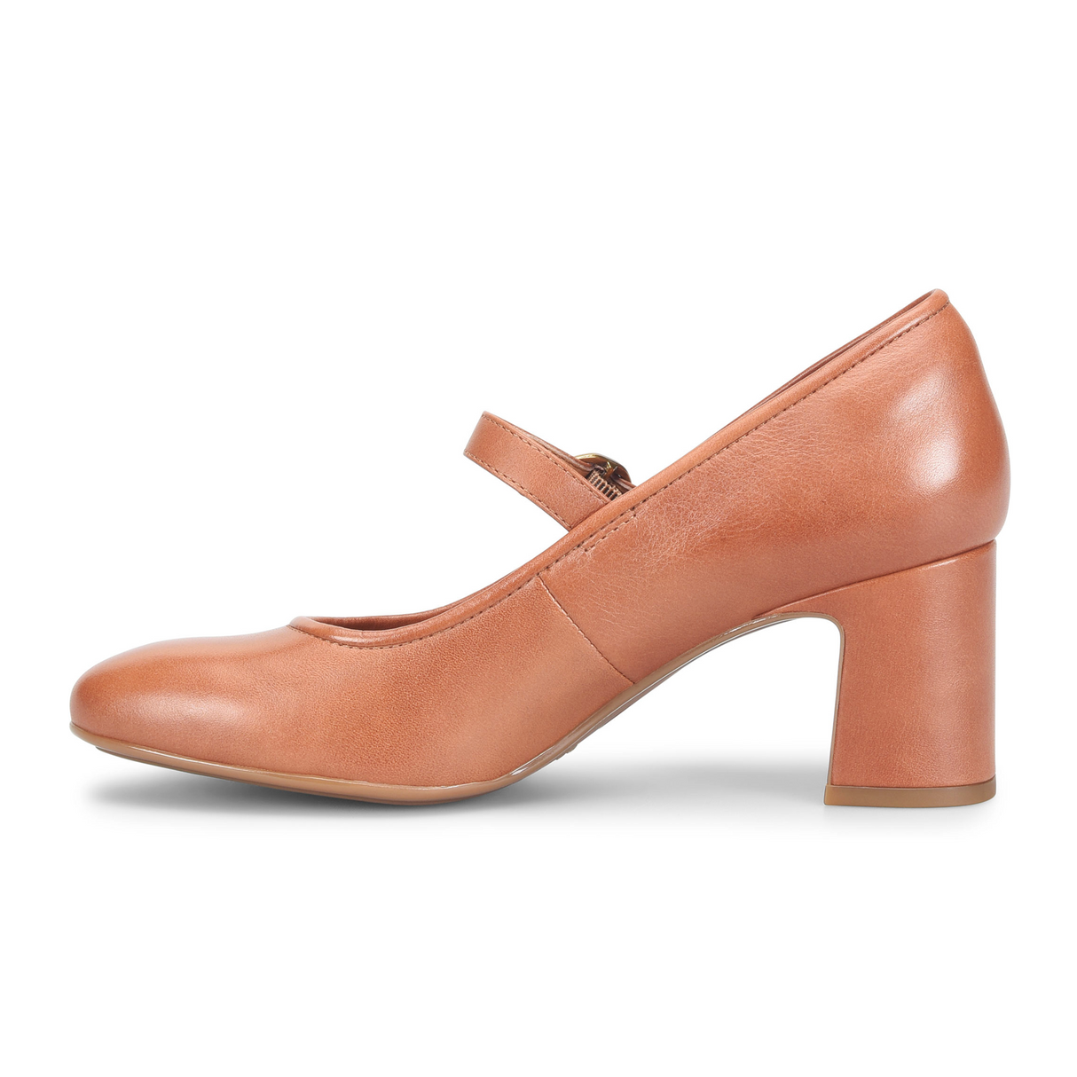 Sofft Adalaide Heeled Mary Jane (Women) - Luggage Dress-Casual - Heels - The Heel Shoe Fitters