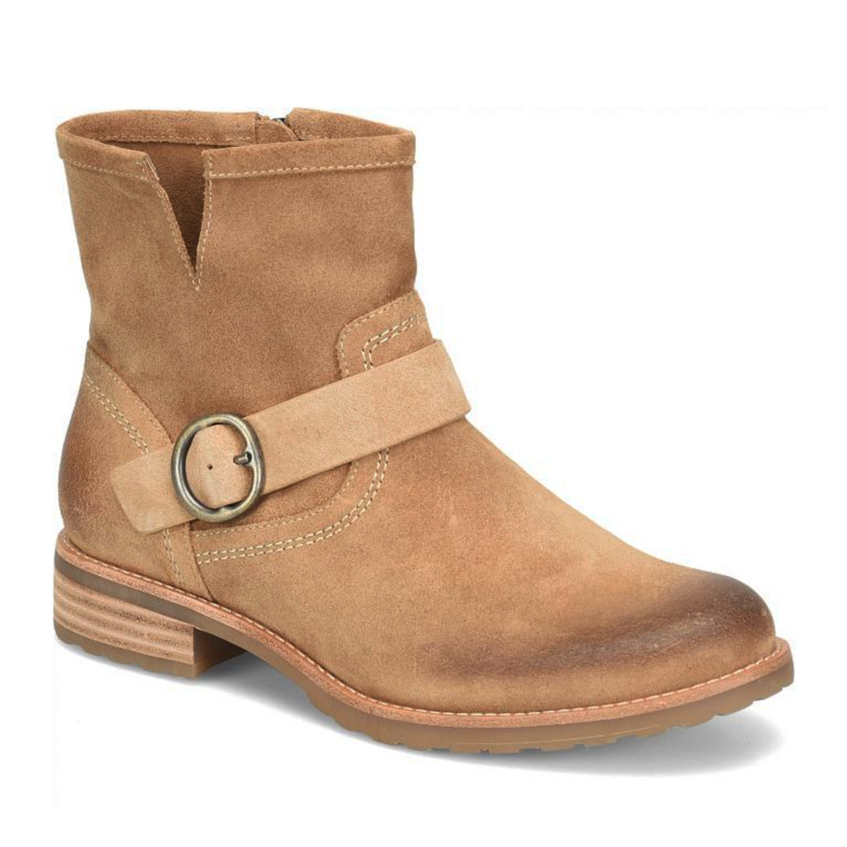 Sofft Beth (Women) - Cognac Boots - Casual - Low - The Heel Shoe Fitters