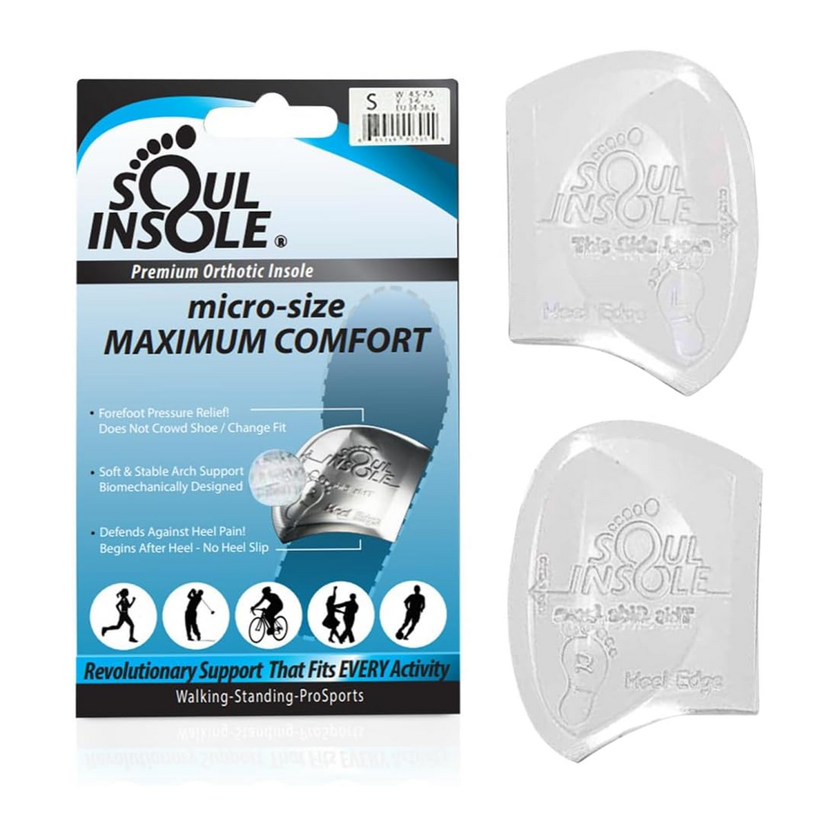 Soul Insole Shoe Bubble Micro Size Orthotic Accessories - Orthotics/Insoles - 3/4 Length - The Heel Shoe Fitters