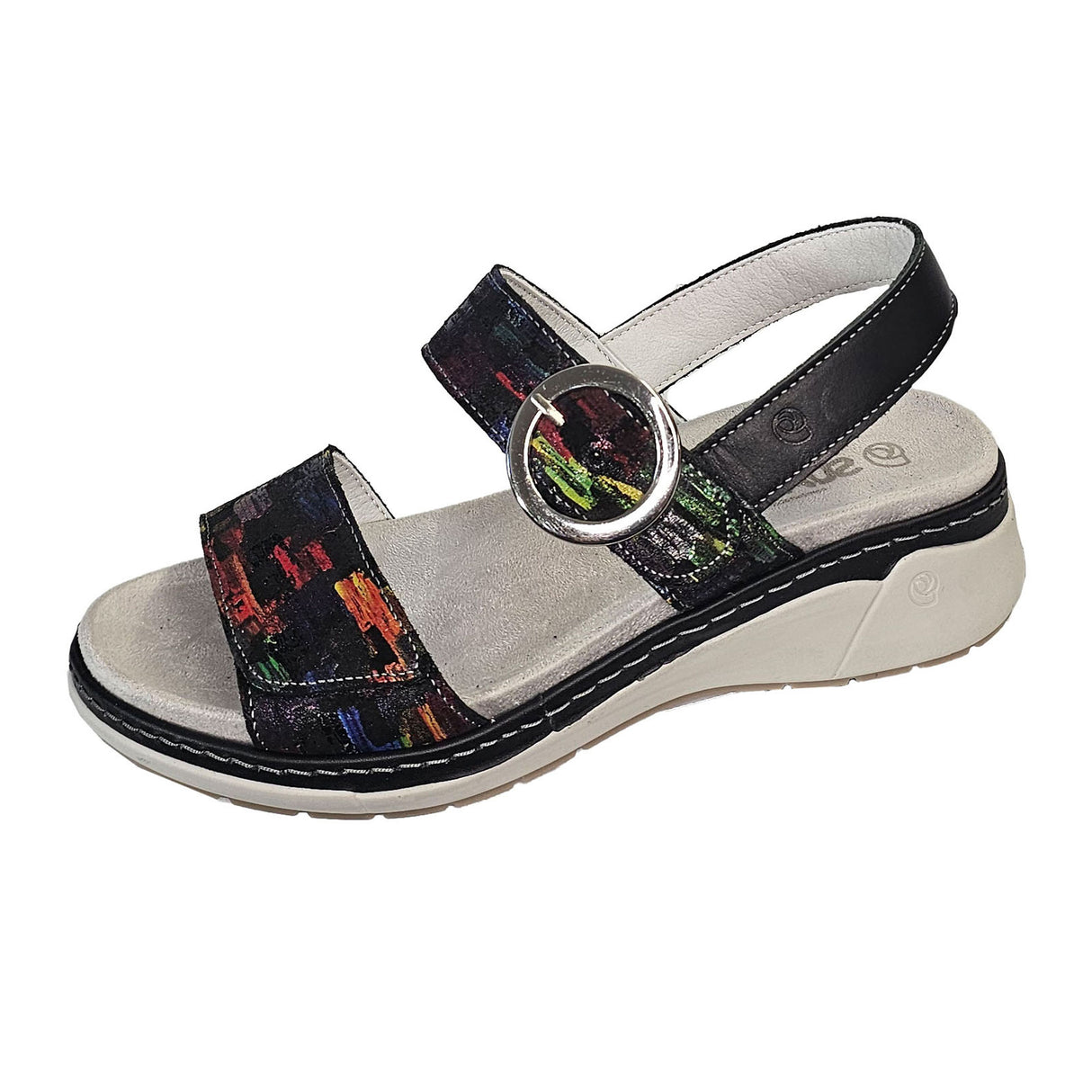 Suave Silveria Backstrap Sandal (Women) - Multi Sandal - Backstrap - The Heel Shoe Fitters