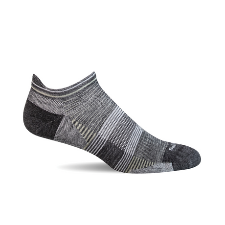 Sockwell Cadence Micro Sock (Women) - Charcoal Accessories - Socks - Performance - The Heel Shoe Fitters