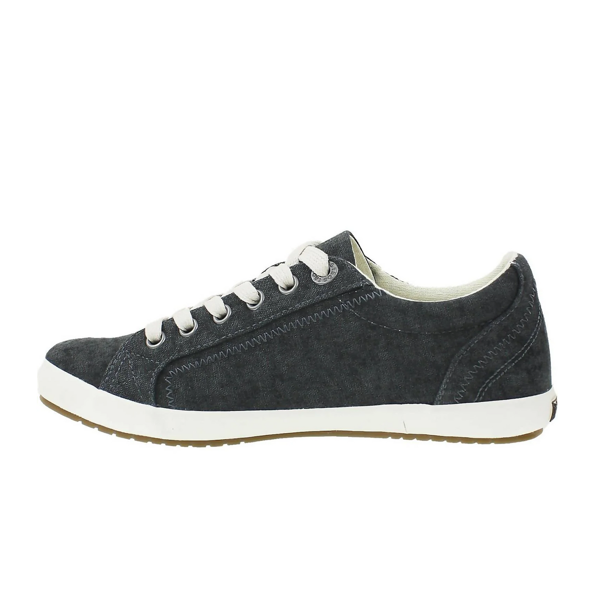 Taos Star Sneaker (Women) - Charcoal Wash Canvas Athletic - Casual - Lace Up - The Heel Shoe Fitters