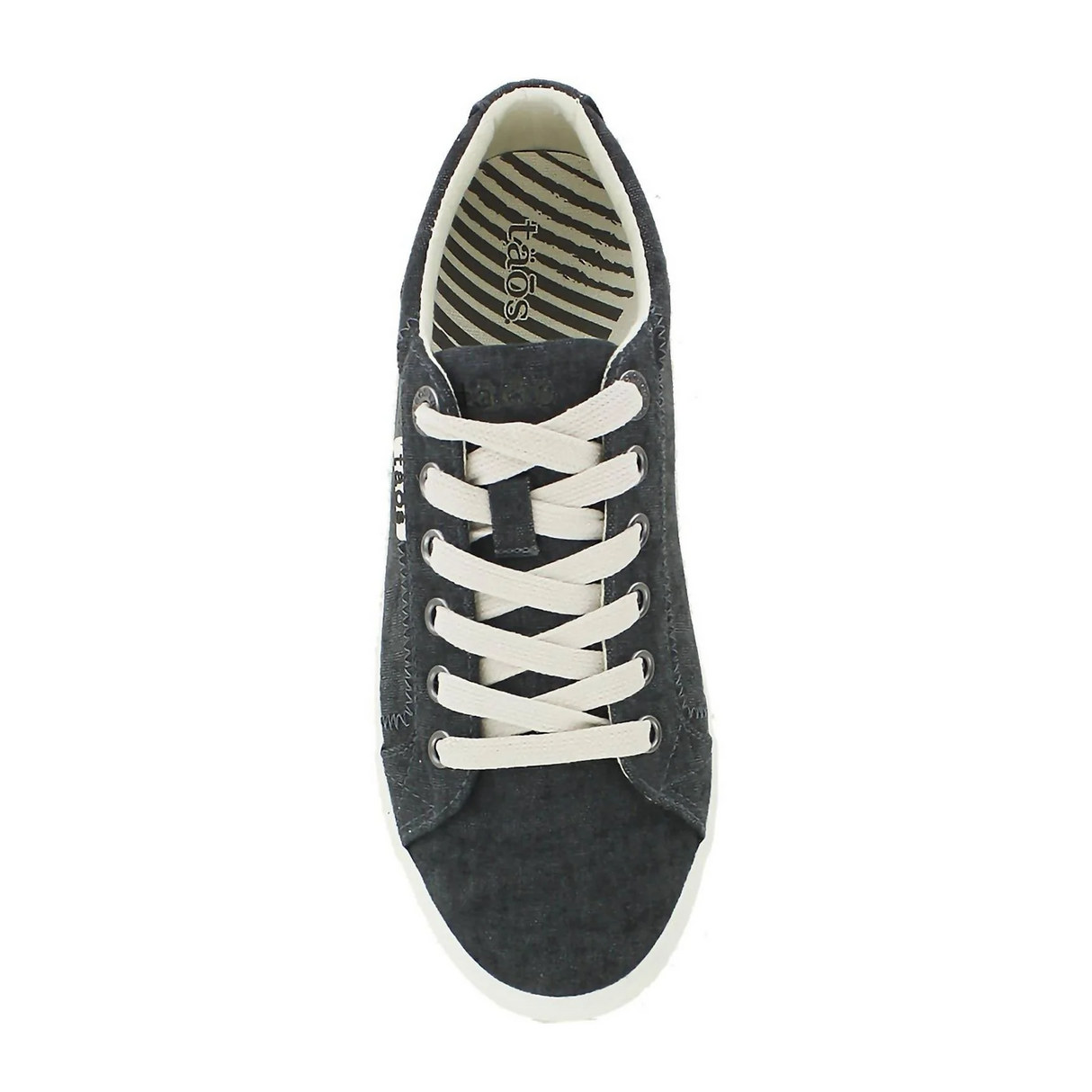 Taos Star Sneaker (Women) - Charcoal Wash Canvas Athletic - Casual - Lace Up - The Heel Shoe Fitters