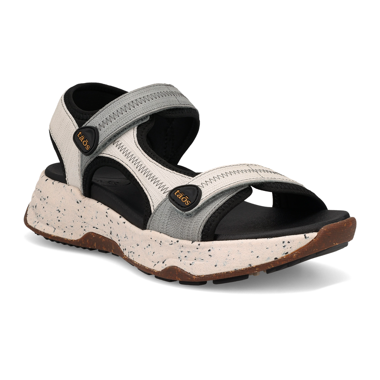 Taos Super Side Active Sandal (Women) - Dove Embossed Multi Sandal - Active - The Heel Shoe Fitters