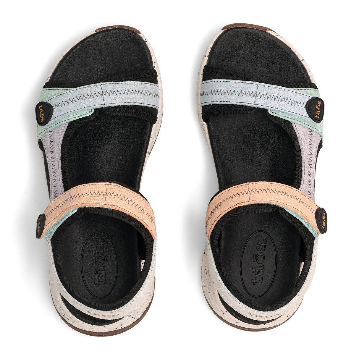 Taos Super Side Active Sandal (Women) - Retro Embossed Multi Sandal - Active - The Heel Shoe Fitters